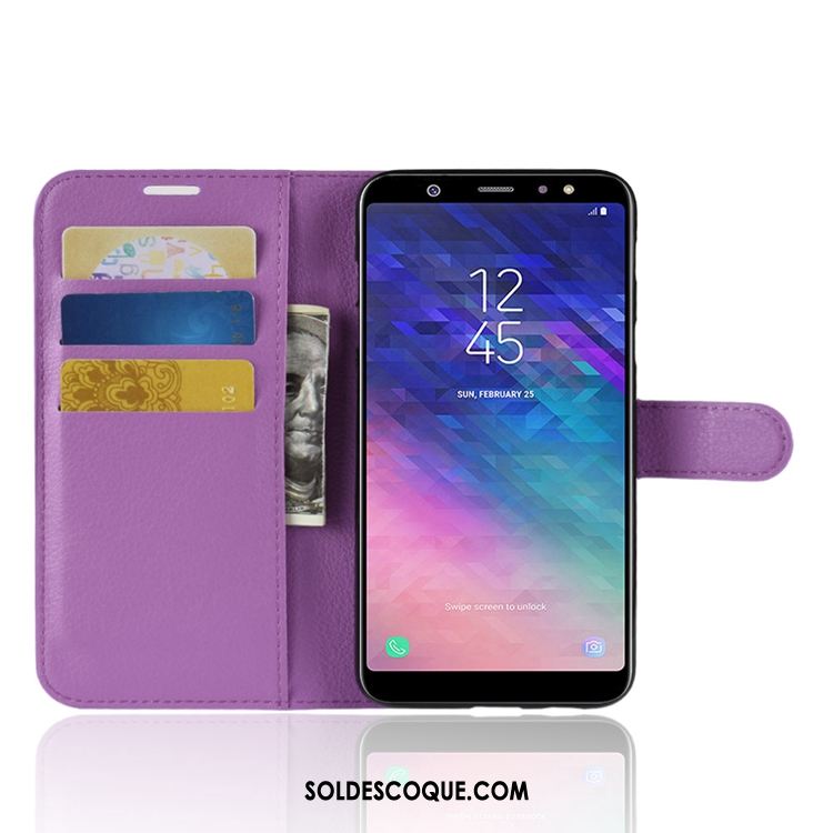 Coque Samsung Galaxy A6+ Incassable Tout Compris Téléphone Portable Vert Étui En Cuir France