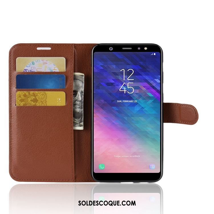 Coque Samsung Galaxy A6+ Incassable Tout Compris Téléphone Portable Vert Étui En Cuir France