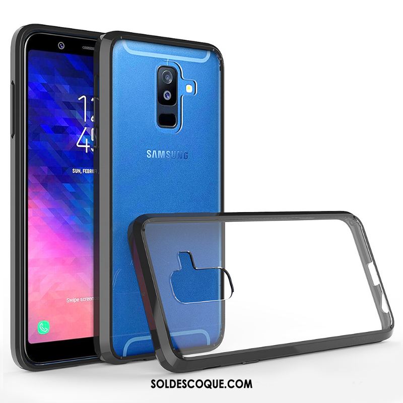 Coque Samsung Galaxy A6 Protection Europe Noir Téléphone Portable Incassable Housse En Vente