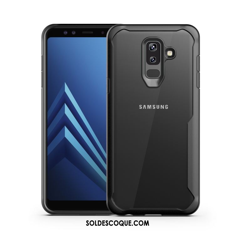 Coque Samsung Galaxy A6+ Protection Silicone Business Simple Étoile Soldes