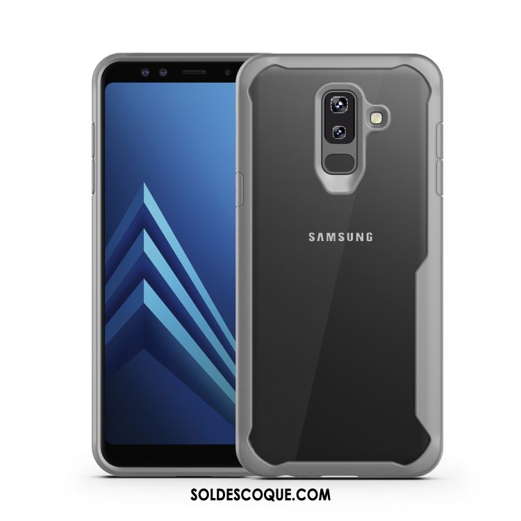 Coque Samsung Galaxy A6+ Protection Silicone Business Simple Étoile Soldes