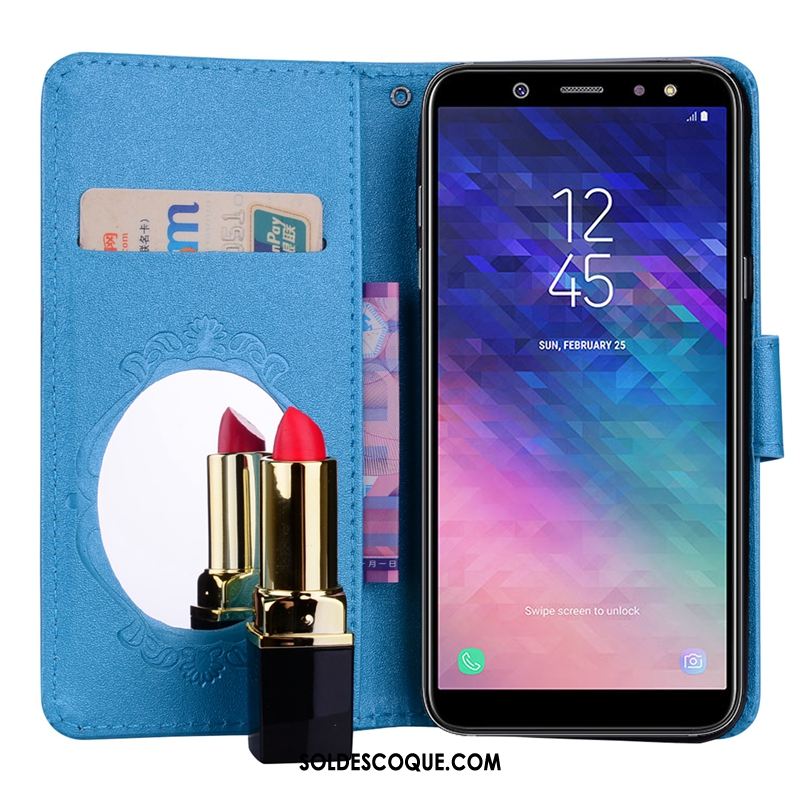 Coque Samsung Galaxy A6 Support Étoile Tendance Violet Téléphone Portable En Ligne