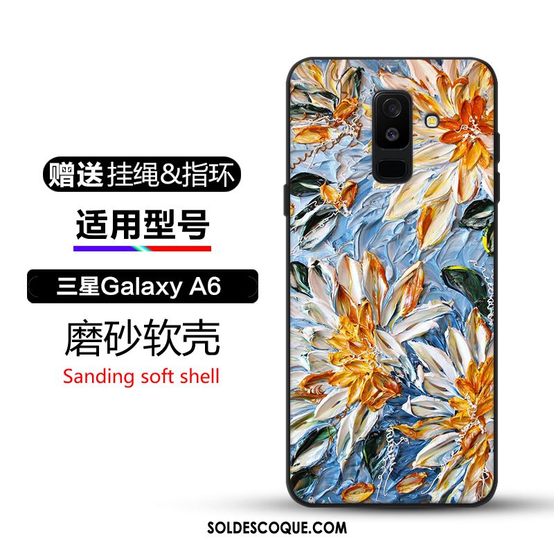 Coque Samsung Galaxy A6 Tendance Téléphone Portable Incassable Étoile Protection En Ligne