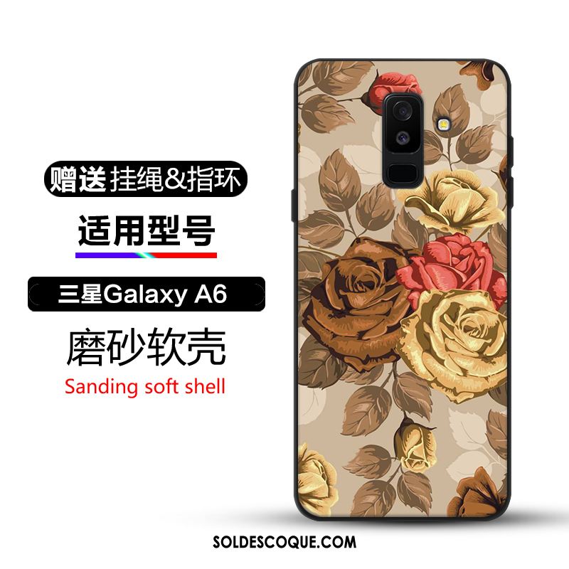 Coque Samsung Galaxy A6 Tendance Téléphone Portable Incassable Étoile Protection En Ligne