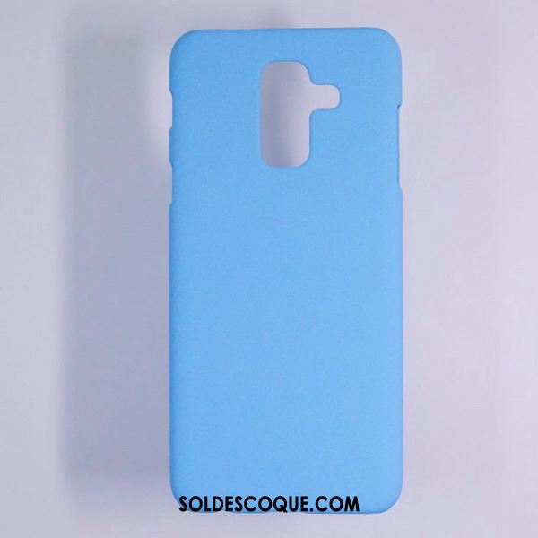 Coque Samsung Galaxy A6+ Vert Difficile Étui Sac Protection France