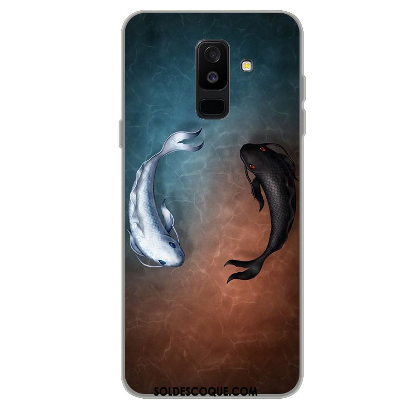 Coque Samsung Galaxy A6 Étoile Dessin Animé Incassable Étui Téléphone Portable Pas Cher