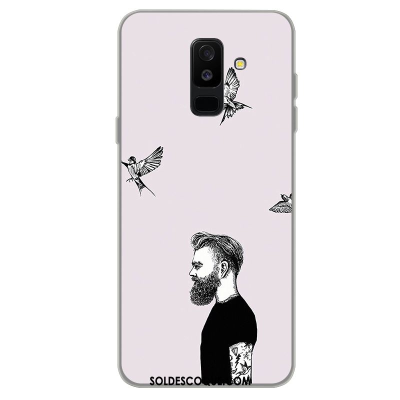 Coque Samsung Galaxy A6 Étoile Dessin Animé Incassable Étui Téléphone Portable Pas Cher