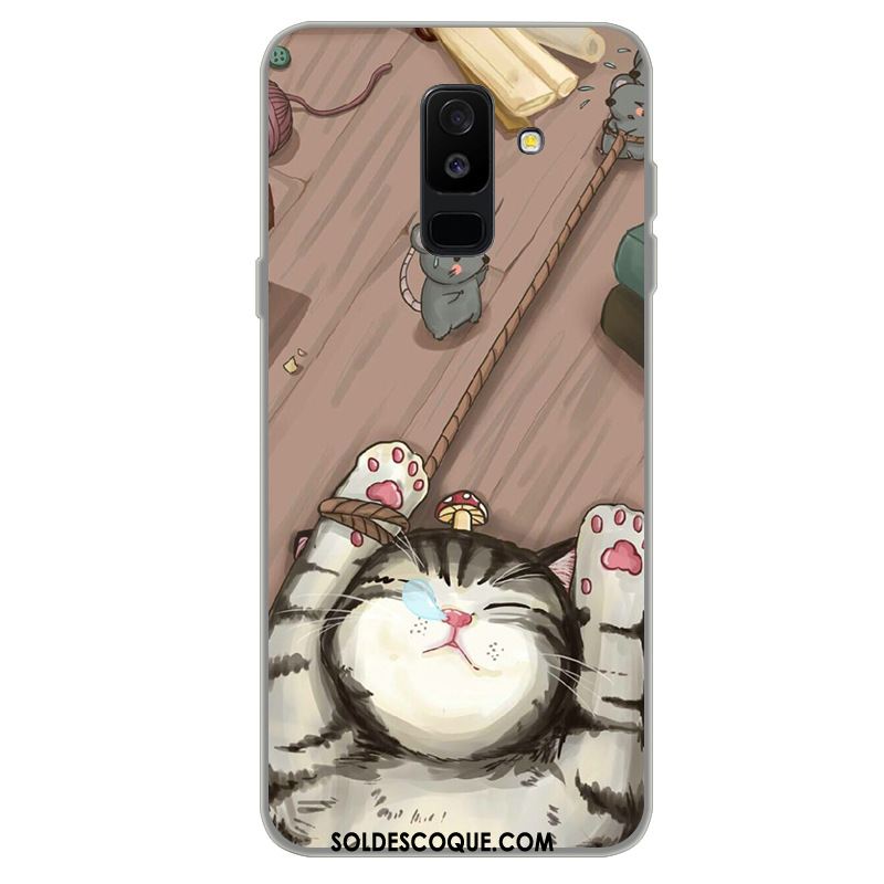 Coque Samsung Galaxy A6 Étoile Dessin Animé Incassable Étui Téléphone Portable Pas Cher