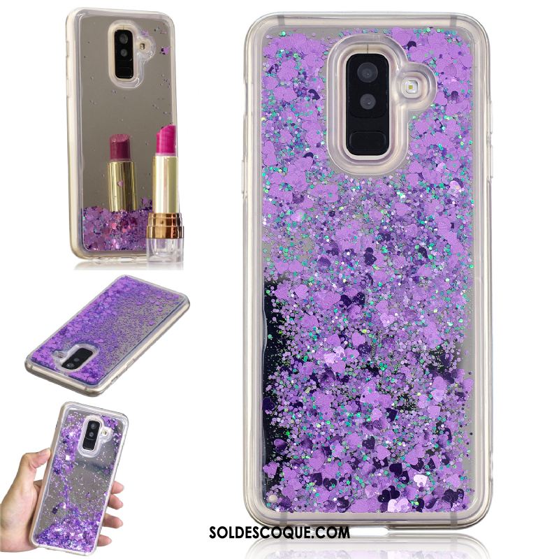 Coque Samsung Galaxy A6 Étoile Miroir Placage Téléphone Portable Tout Compris Pas Cher