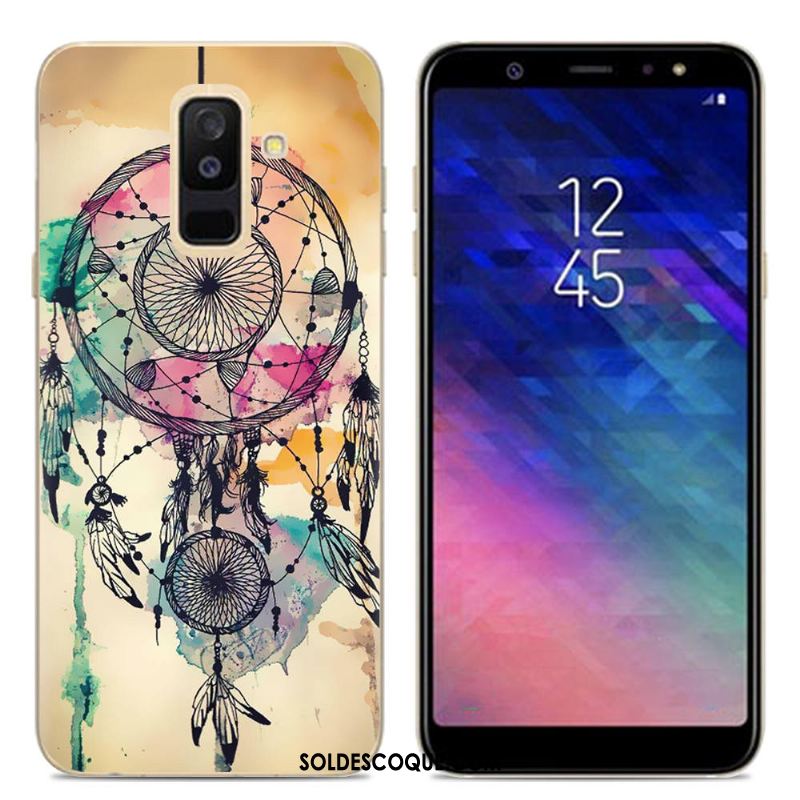 Coque Samsung Galaxy A6 Étoile Silicone Étui Multicolore Tendance Pas Cher