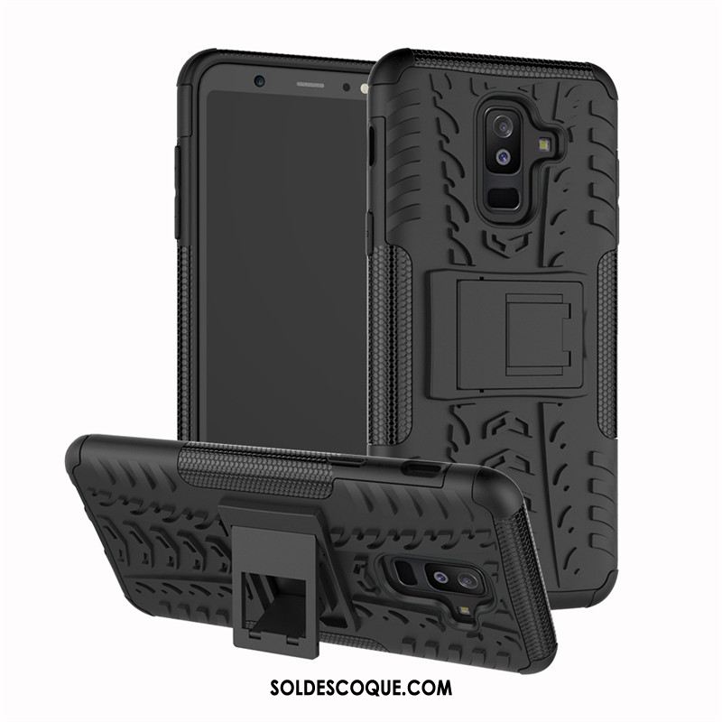 Coque Samsung Galaxy A6+ Étoile Support Invisible Étui Téléphone Portable France