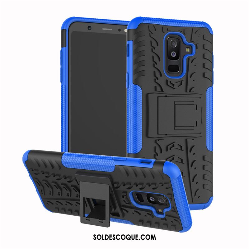 Coque Samsung Galaxy A6+ Étoile Support Invisible Étui Téléphone Portable France