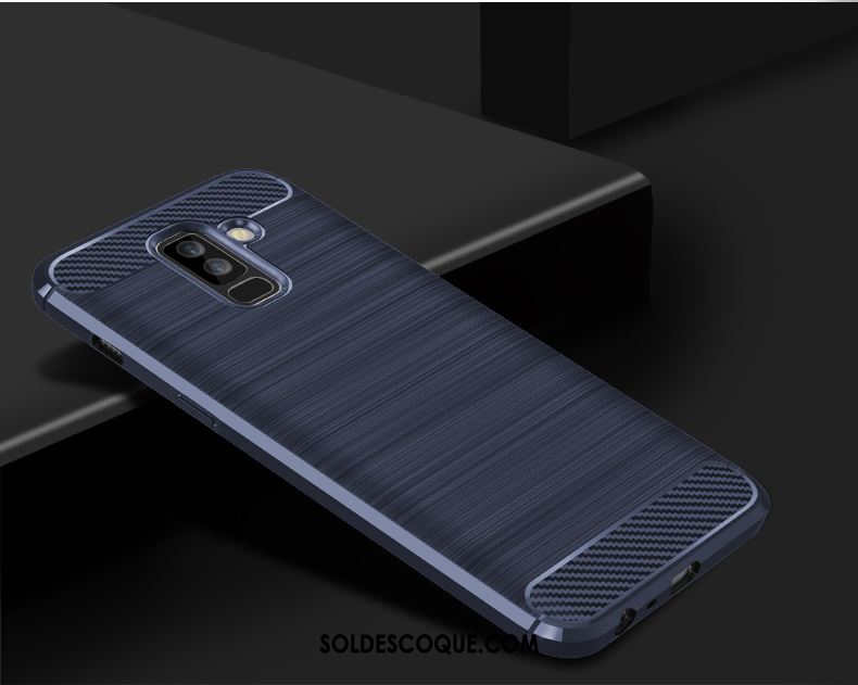 Coque Samsung Galaxy A6 Étui Modèle Fleurie Fibre Étoile Téléphone Portable Housse Pas Cher