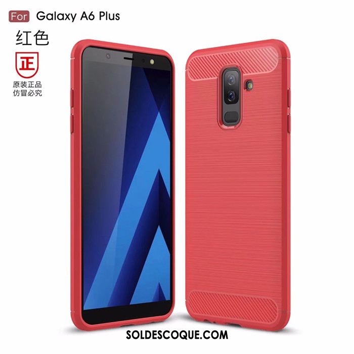 Coque Samsung Galaxy A6+ Étui Protection Fluide Doux Téléphone Portable Tout Compris En Vente