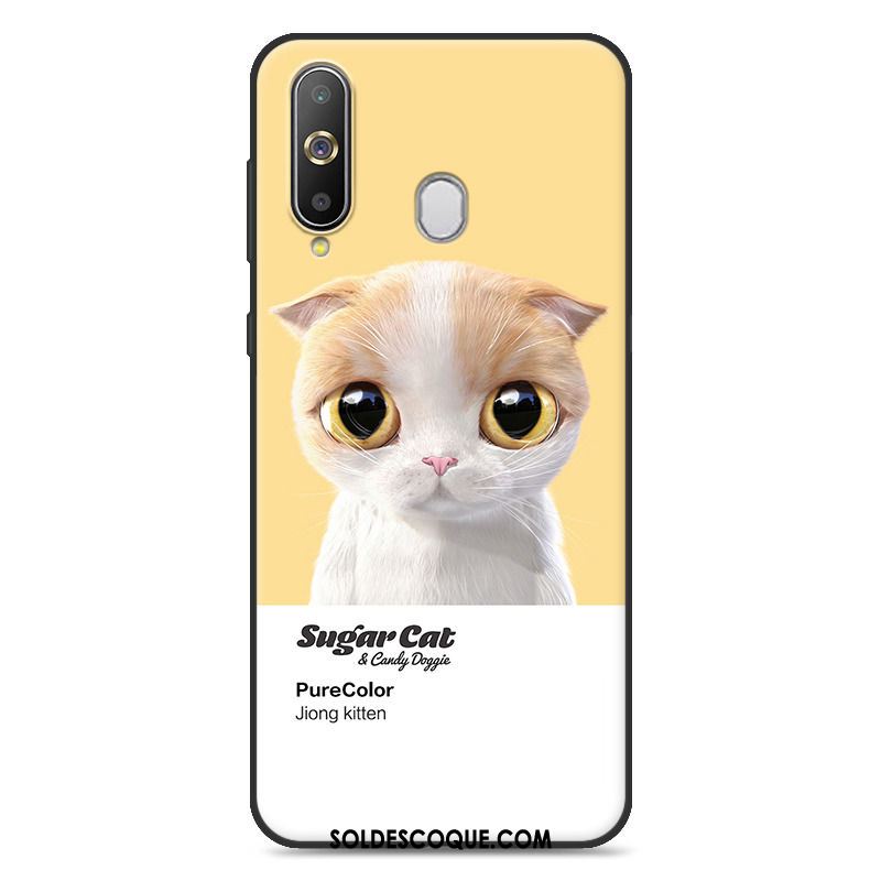 Coque Samsung Galaxy A60 Fluide Doux Petit Personnalité Charmant Étoile En Ligne