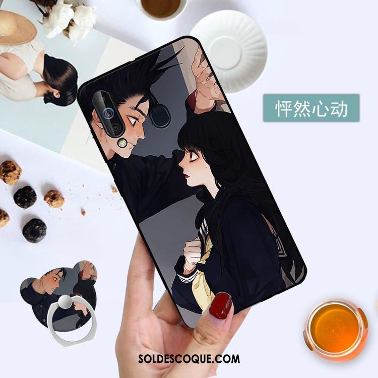 Coque Samsung Galaxy A60 Fluide Doux Téléphone Portable Ornements Suspendus Étoile Incassable Pas Cher