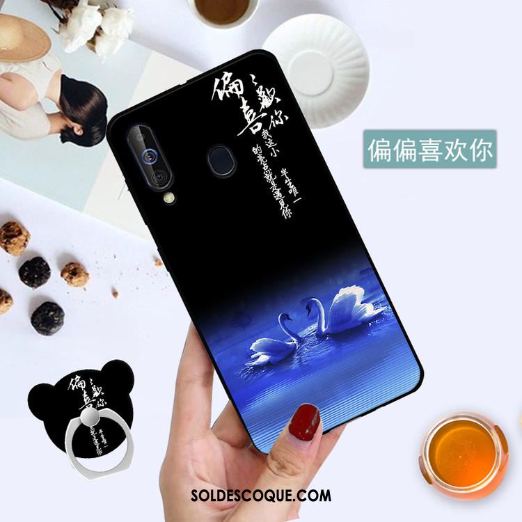 Coque Samsung Galaxy A60 Fluide Doux Téléphone Portable Ornements Suspendus Étoile Incassable Pas Cher