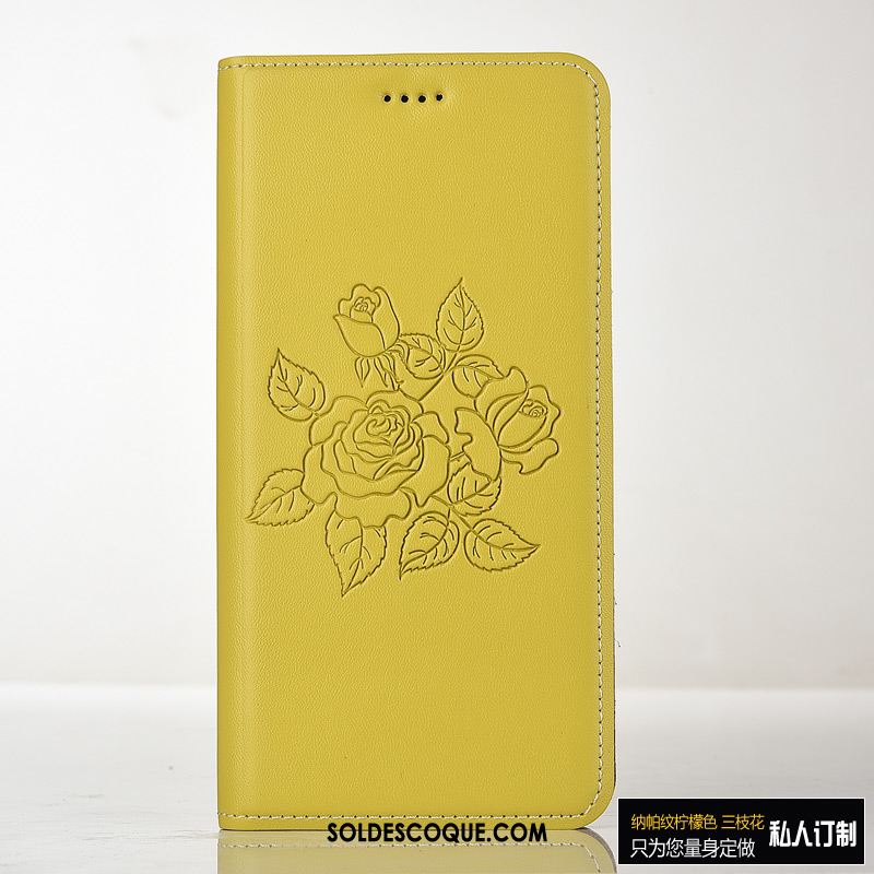 Coque Samsung Galaxy A60 Protection Étui Jaune Modèle Fleurie Téléphone Portable En Ligne