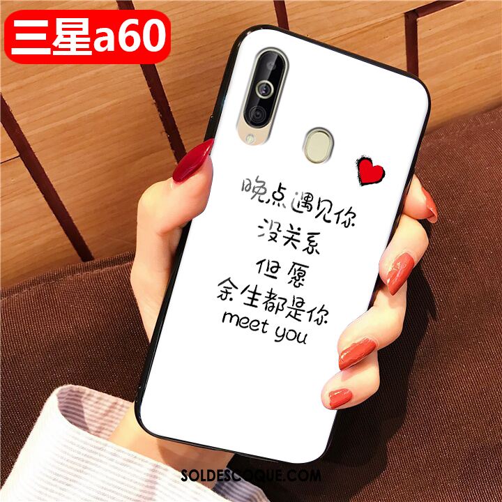 Coque Samsung Galaxy A60 Tendance Protection Amoureux Téléphone Portable Incassable Pas Cher