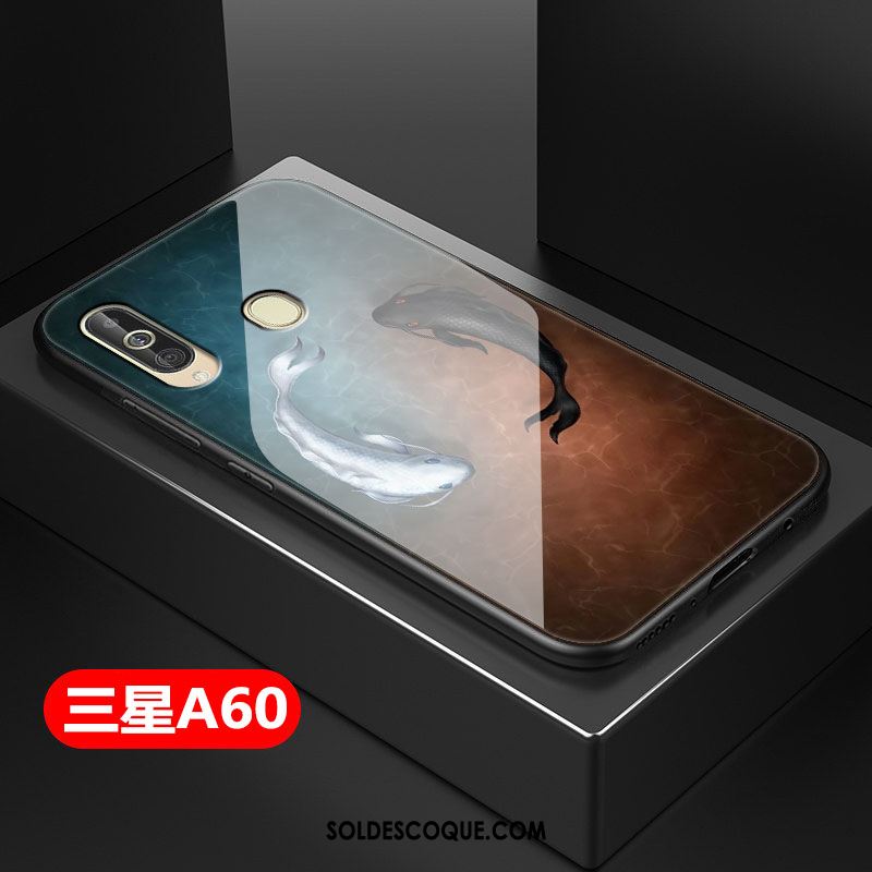 Coque Samsung Galaxy A60 Tendance Tout Compris Verre Créatif Incassable Housse En Vente