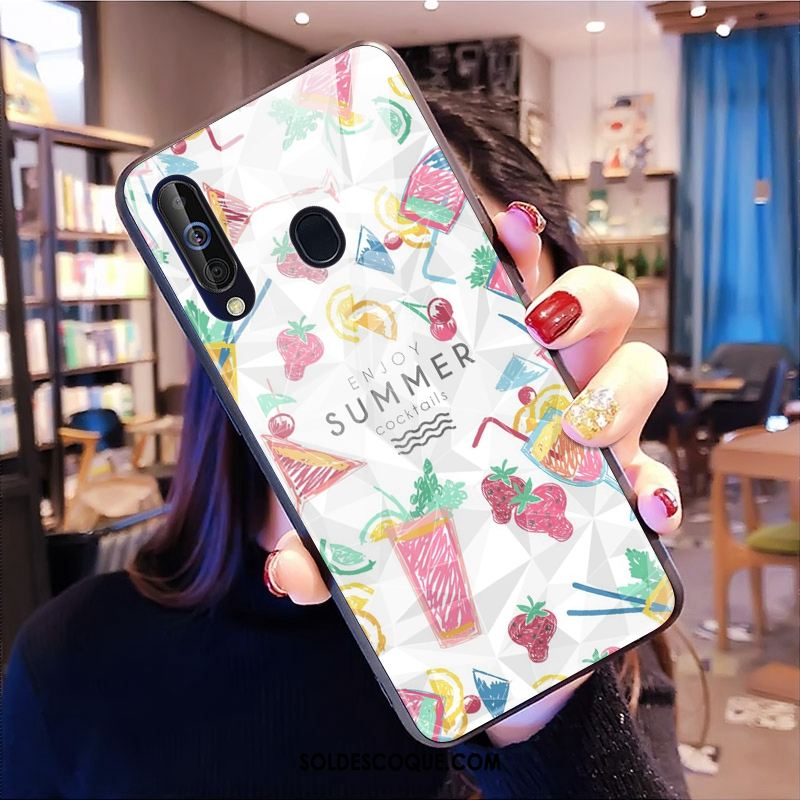 Coque Samsung Galaxy A60 Tout Compris Fluide Doux Modèle Fleurie Téléphone Portable Silicone Soldes