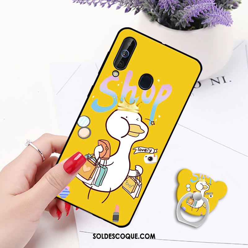 Coque Samsung Galaxy A60 Téléphone Portable Incassable Étoile Fluide Doux Étui En Ligne