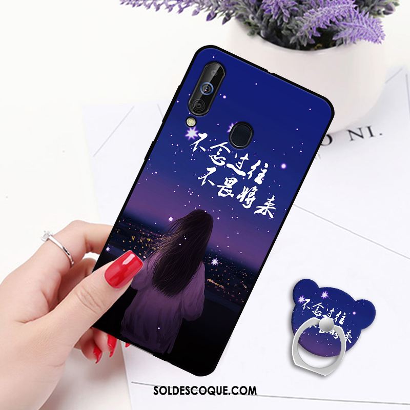 Coque Samsung Galaxy A60 Téléphone Portable Incassable Étoile Fluide Doux Étui En Ligne