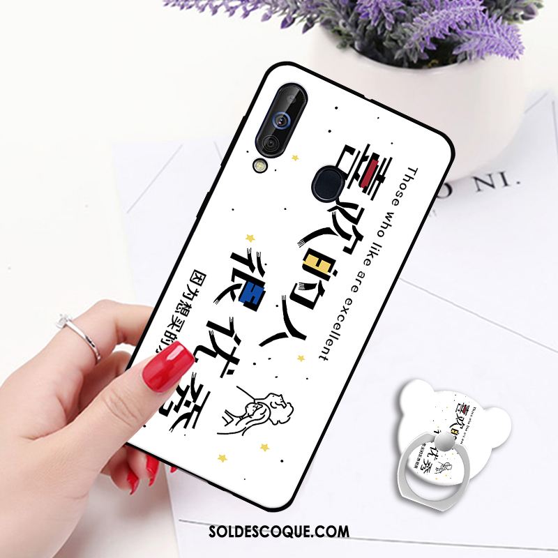 Coque Samsung Galaxy A60 Téléphone Portable Incassable Étoile Fluide Doux Étui En Ligne