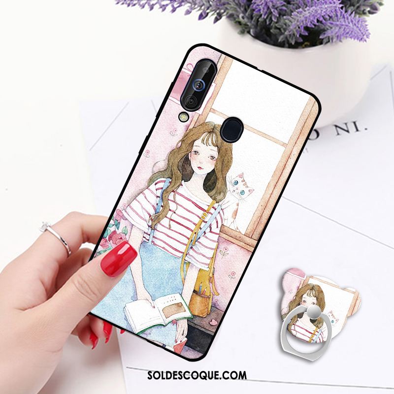 Coque Samsung Galaxy A60 Téléphone Portable Incassable Étoile Fluide Doux Étui En Ligne