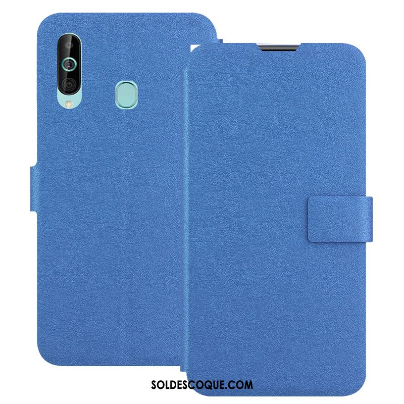 Coque Samsung Galaxy A60 Étui En Cuir Étoile Boucle Magnétique Téléphone Portable Protection Soldes