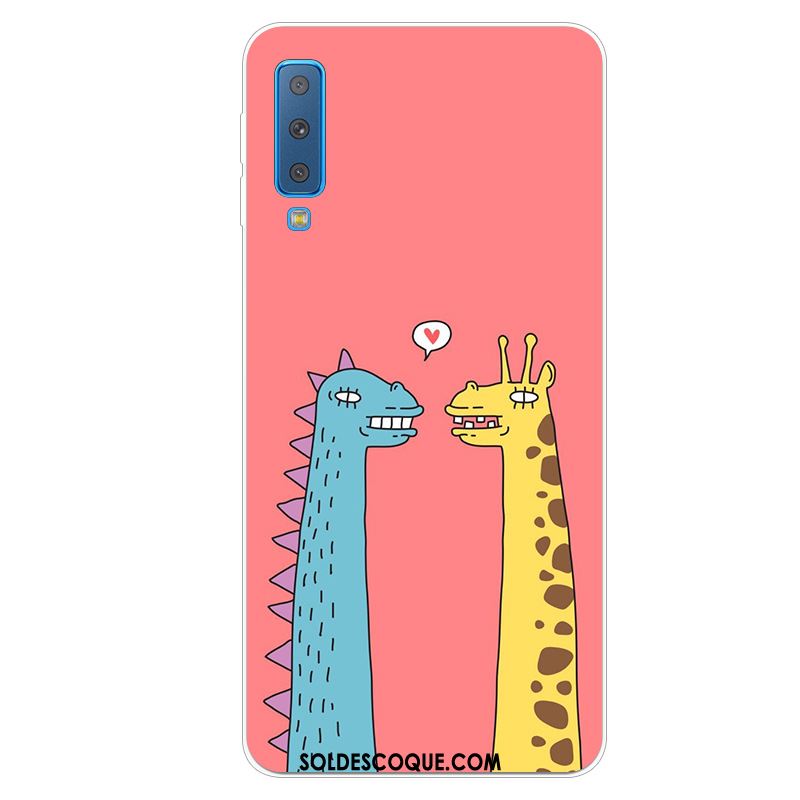 Coque Samsung Galaxy A7 2018 Charmant Étui Téléphone Portable Créatif Protection En Vente