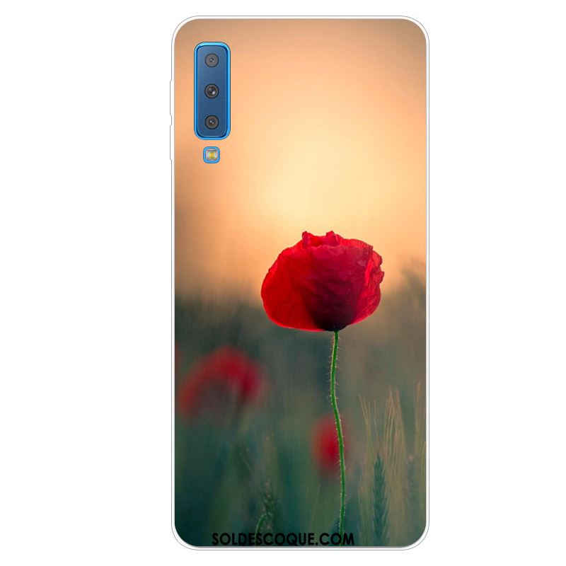 Coque Samsung Galaxy A7 2018 Charmant Étui Téléphone Portable Créatif Protection En Vente