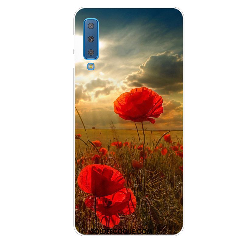 Coque Samsung Galaxy A7 2018 Charmant Étui Téléphone Portable Créatif Protection En Vente