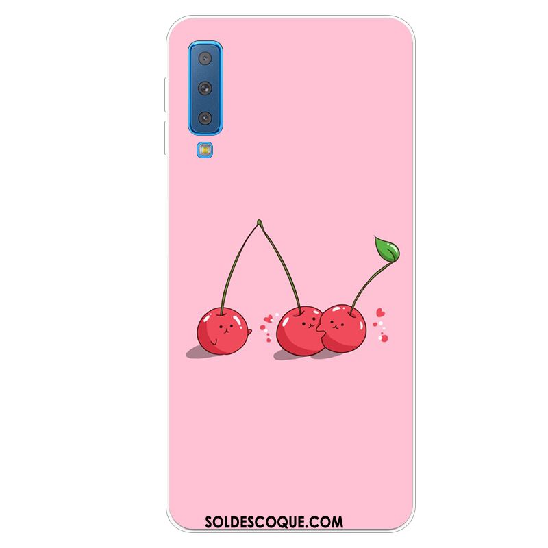 Coque Samsung Galaxy A7 2018 Charmant Étui Téléphone Portable Créatif Protection En Vente