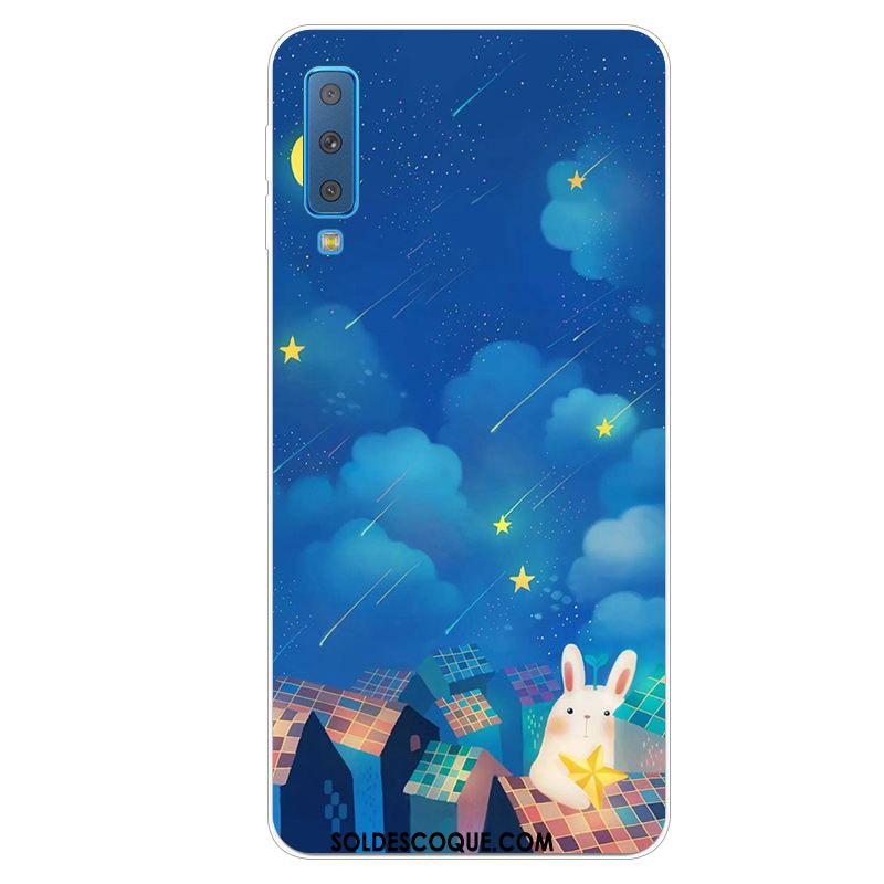 Coque Samsung Galaxy A7 2018 Charmant Étui Téléphone Portable Créatif Protection En Vente