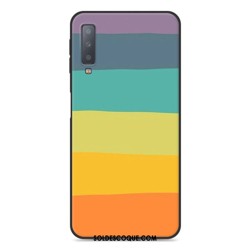 Coque Samsung Galaxy A7 2018 Dessin Animé Étoile Téléphone Portable Nouveau Étui En Ligne