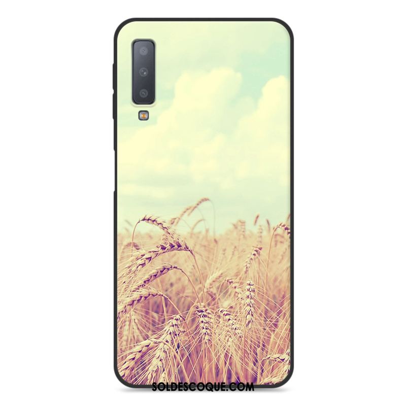 Coque Samsung Galaxy A7 2018 Dessin Animé Étoile Téléphone Portable Nouveau Étui En Ligne