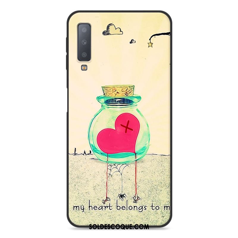 Coque Samsung Galaxy A7 2018 Dessin Animé Étoile Téléphone Portable Nouveau Étui En Ligne