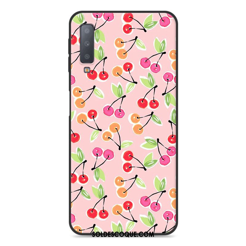 Coque Samsung Galaxy A7 2018 Dessin Animé Étoile Téléphone Portable Nouveau Étui En Ligne