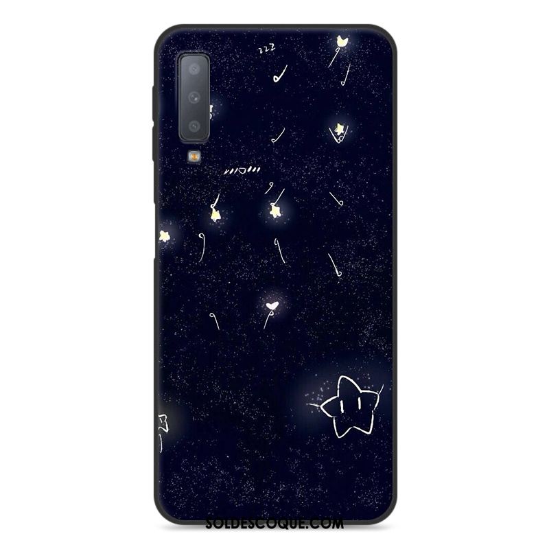 Coque Samsung Galaxy A7 2018 Dessin Animé Étoile Téléphone Portable Nouveau Étui En Ligne