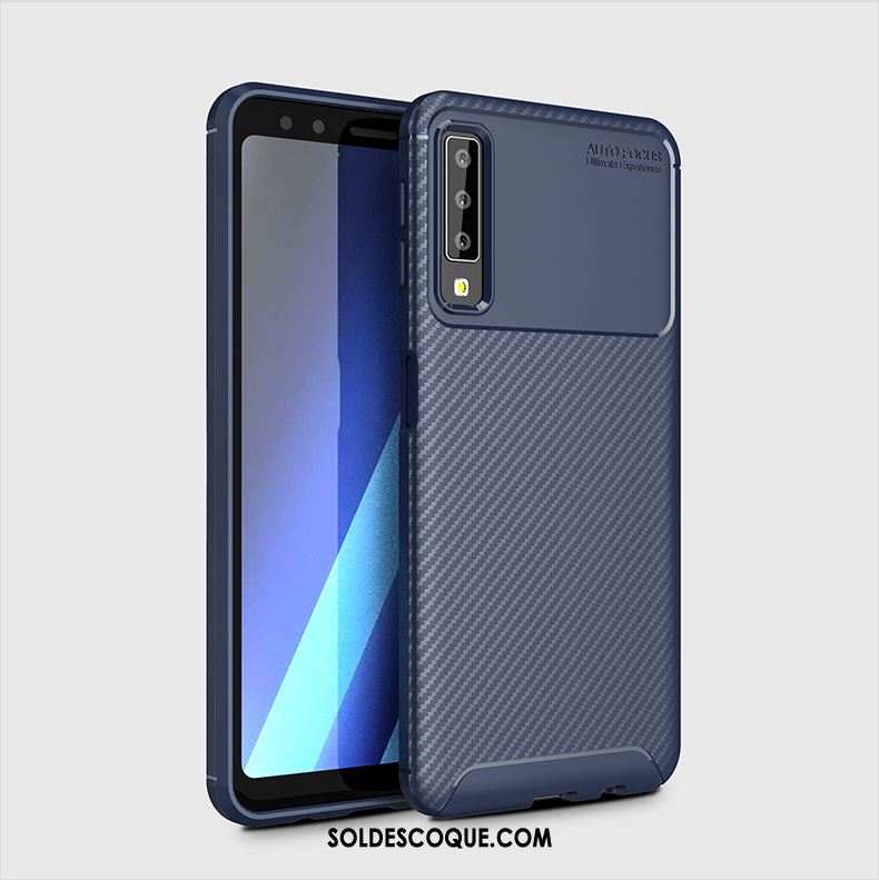 Coque Samsung Galaxy A7 2018 Fibre Étoile Silicone Téléphone Portable Tout Compris Pas Cher