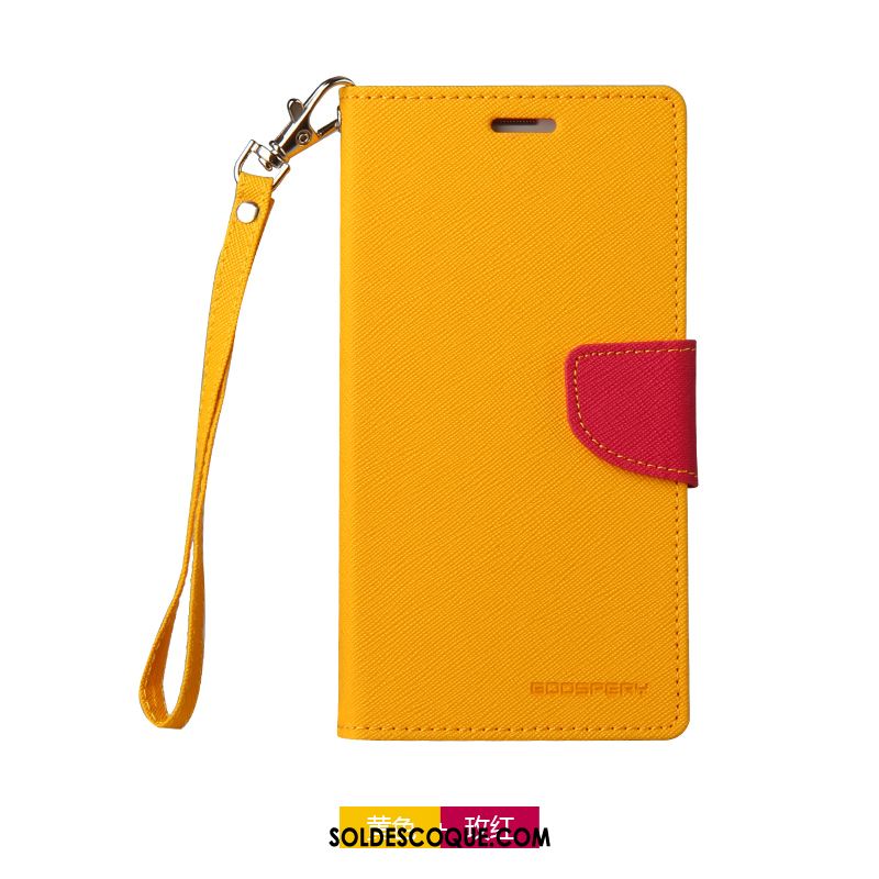 Coque Samsung Galaxy A7 2018 Incassable Jaune Étui En Cuir Étoile Téléphone Portable En Ligne