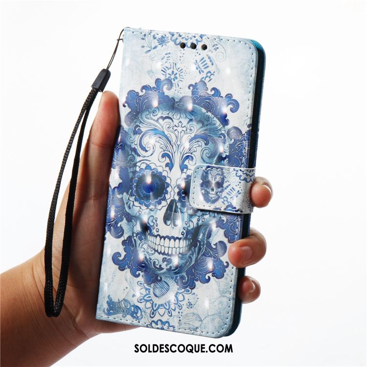 Coque Samsung Galaxy A7 2018 Incassable Étui Protection Bleu Fluide Doux En Vente