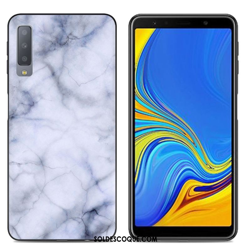 Coque Samsung Galaxy A7 2018 Multicolore Protection Incassable Créatif Peinture Soldes