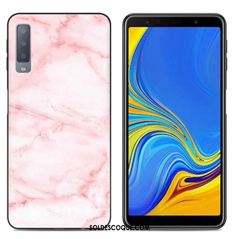 Coque Samsung Galaxy A7 2018 Multicolore Protection Incassable Créatif Peinture Soldes