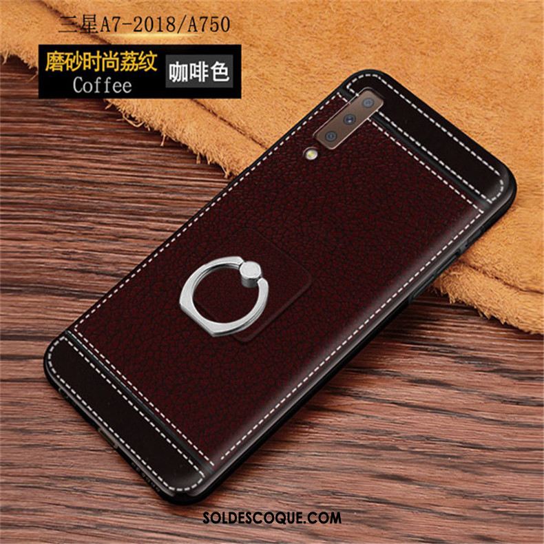 Coque Samsung Galaxy A7 2018 Protection Téléphone Portable Fluide Doux Étoile Incassable France