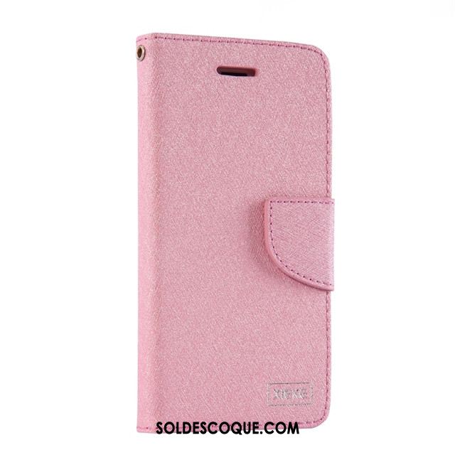 Coque Samsung Galaxy A7 2018 Simple Étoile Or Rose Téléphone Portable Étui En Cuir France