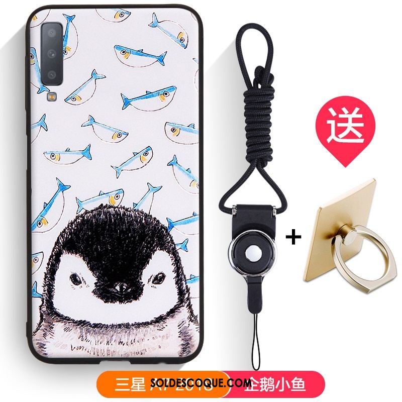 Coque Samsung Galaxy A7 2018 Tendance Téléphone Portable Fluide Doux Étoile Dessin Animé Housse Soldes