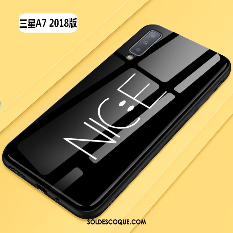 Coque Samsung Galaxy A7 2018 Téléphone Portable Créatif Incassable Amoureux Étoile Pas Cher