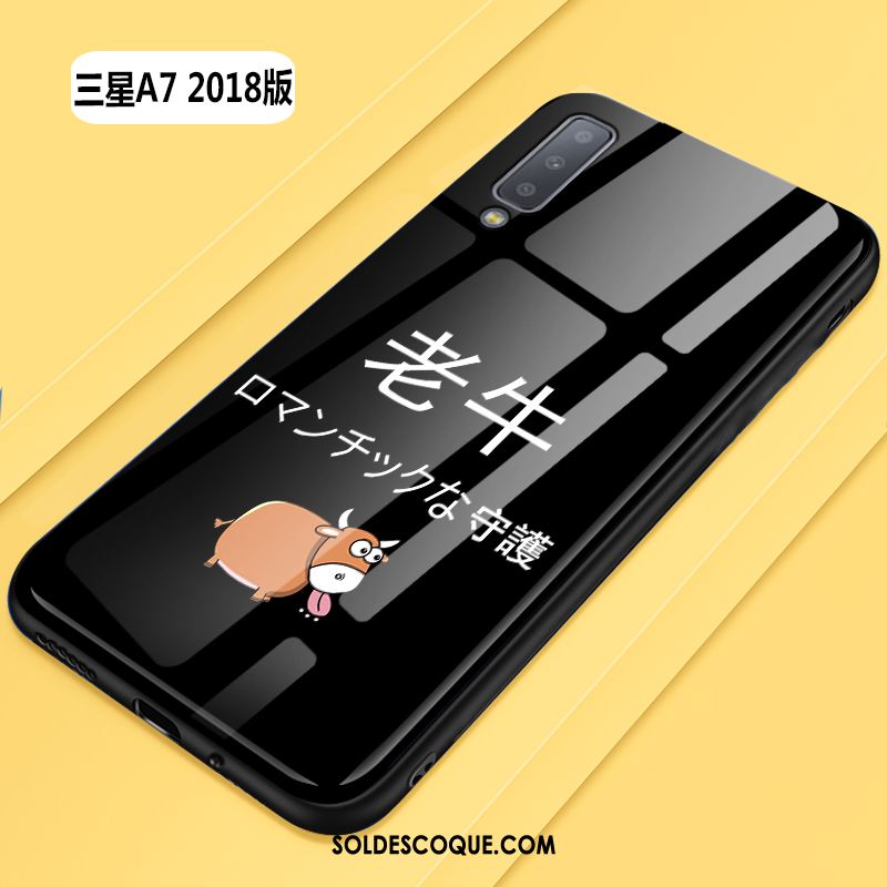 Coque Samsung Galaxy A7 2018 Téléphone Portable Créatif Incassable Amoureux Étoile Pas Cher